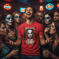 Clown Makeup T-Shirt – 100% Cotton Hetero Masculine Man