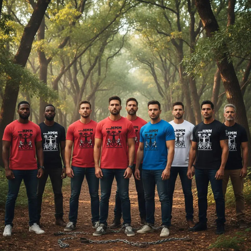 HMM Logo T-Shirt - 100% Cotton Hetero Masculine Man