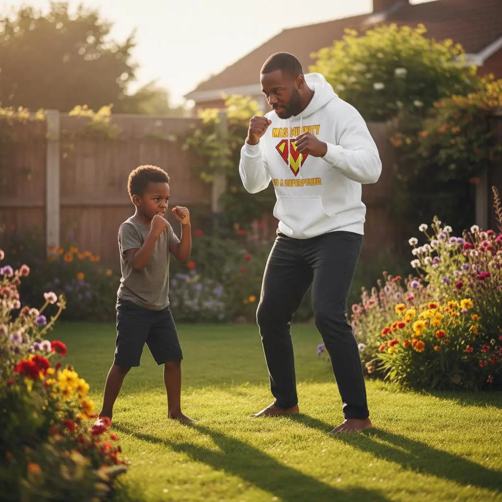 Masculinity is a Superpower Hoodie Hetero Masculine Man