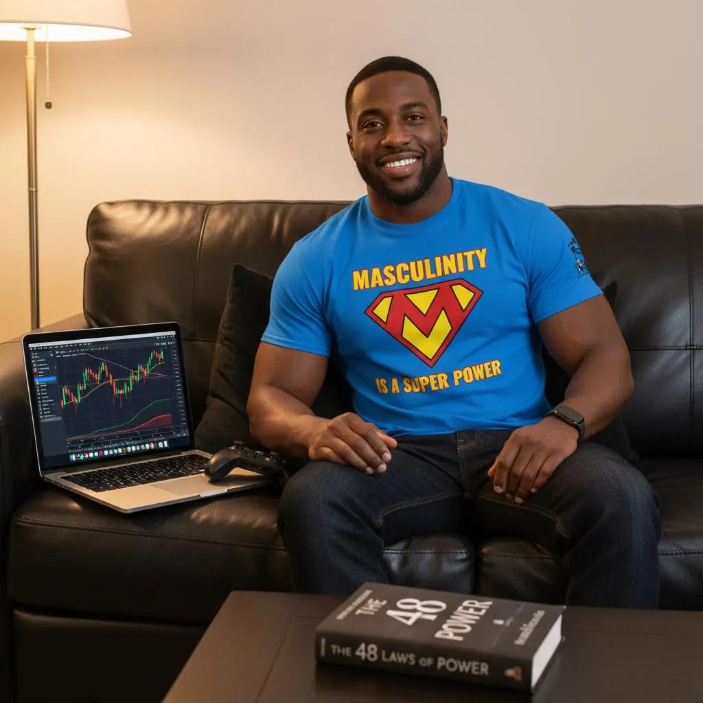 Masculinity is a Superpower T-Shirt – 100% Cotton Hetero Masculine Man